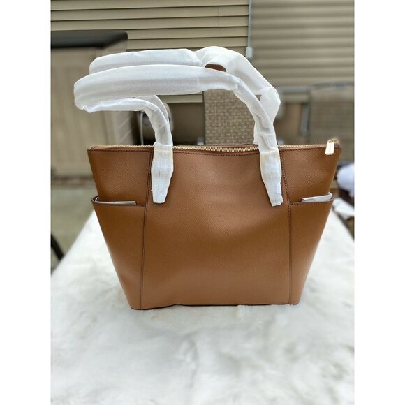 NWT MICHAEL Michael Kors Jet Set East West Top Zip - Picture 3 of 6